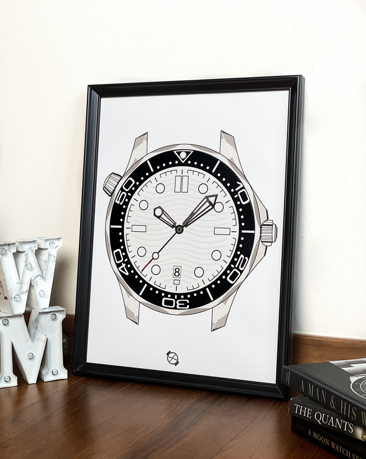 SM 300 (White) Art Print