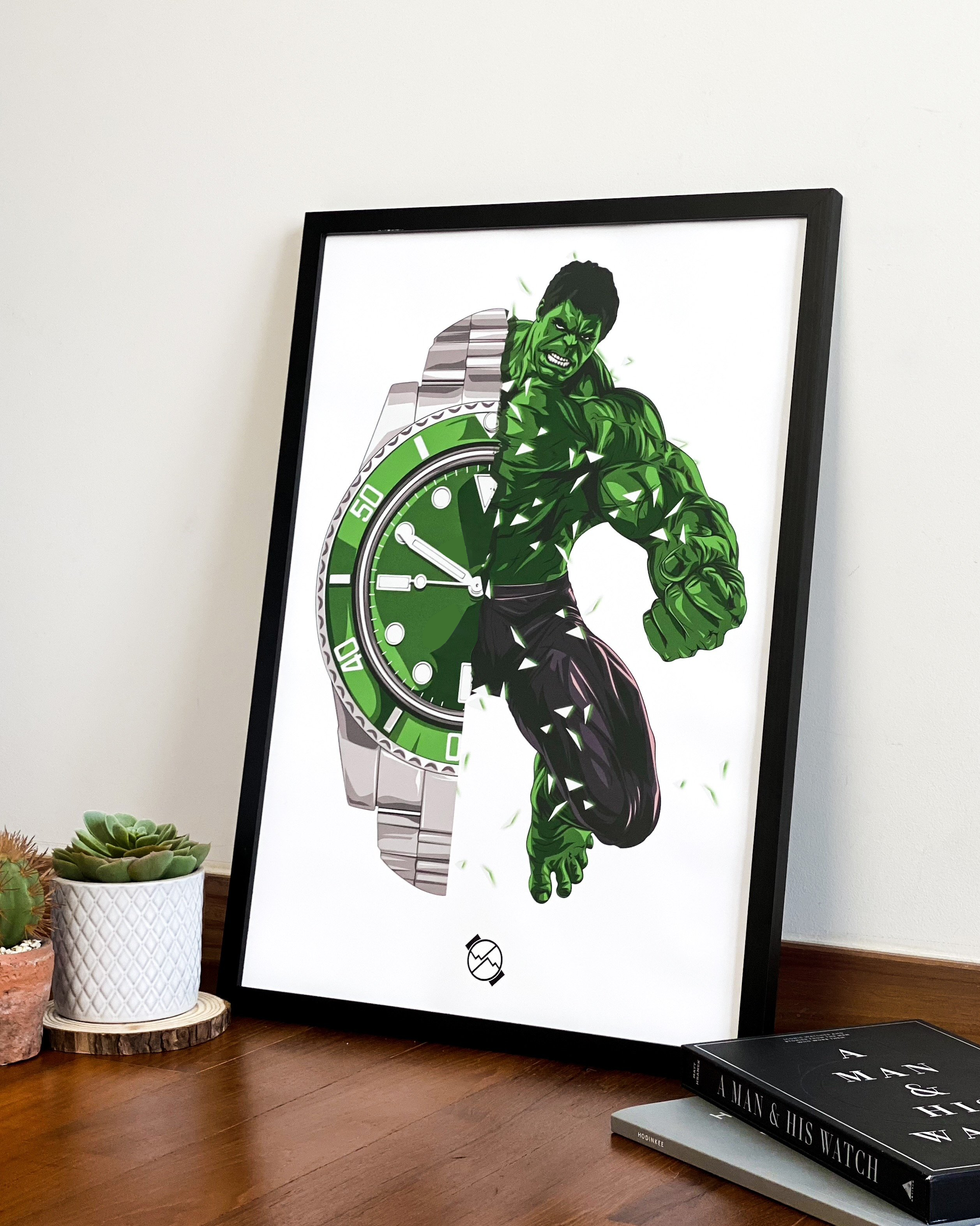 Rolex Submariner Hulk Poster  Quality Prints – Wind It On The Move