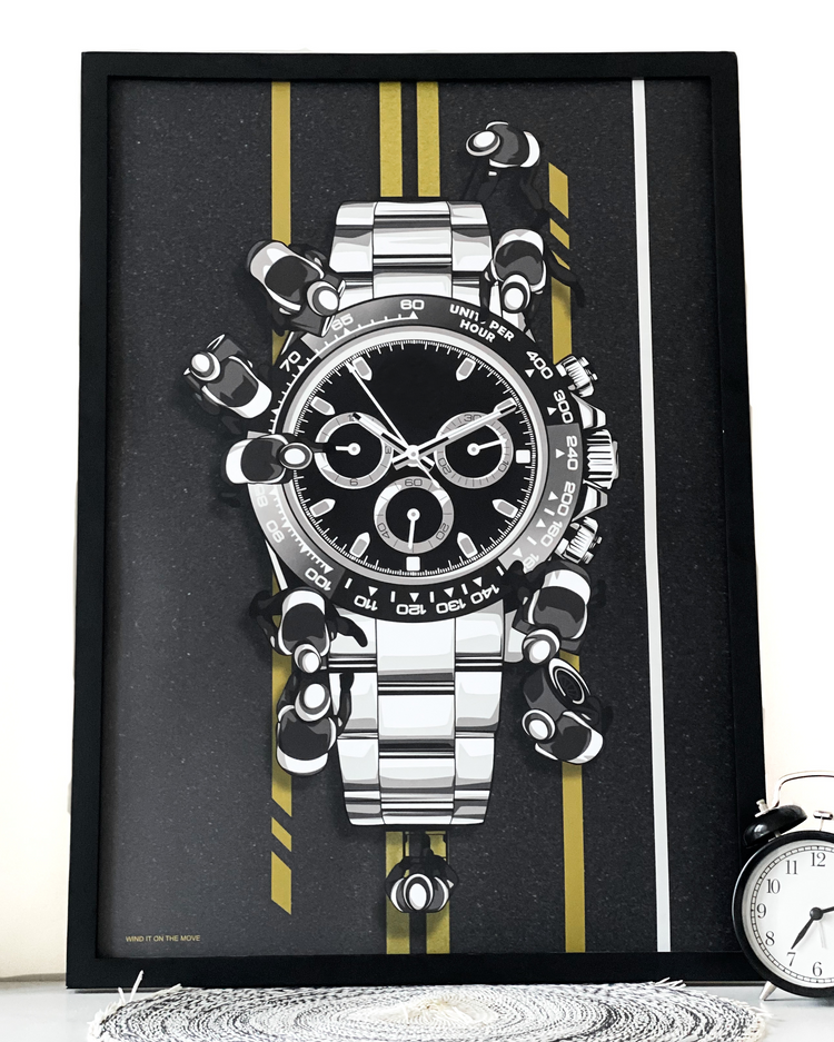 Dayto (Black) Art Print