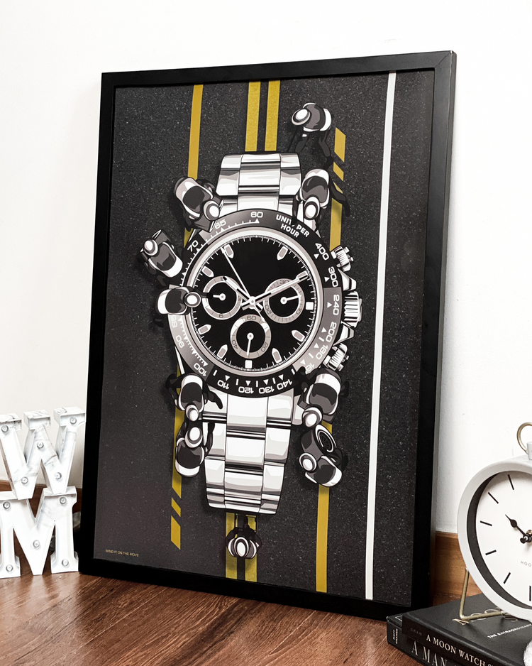 Dayto (Black) Art Print