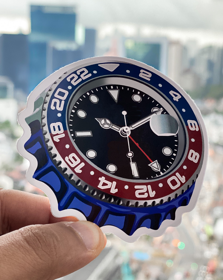 GMT - P Sticker