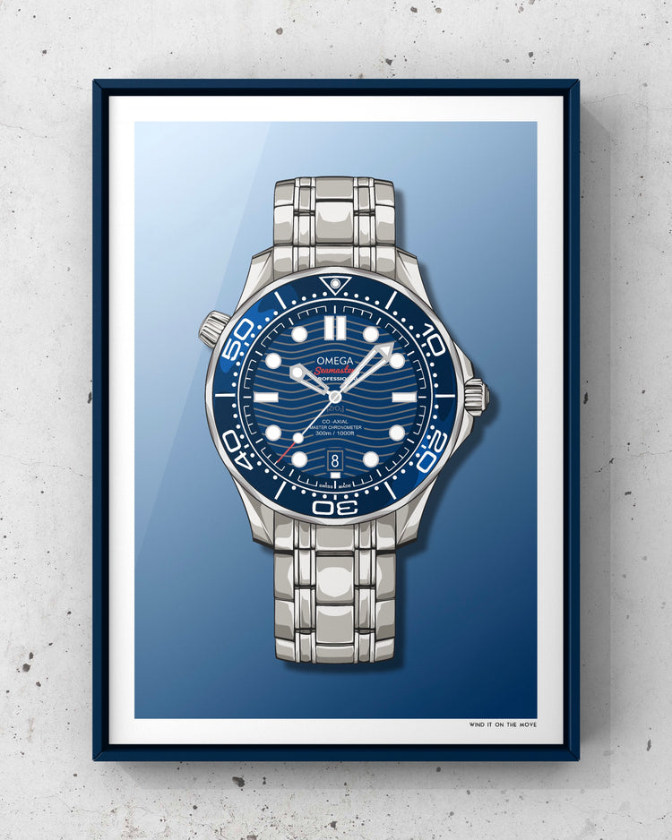 SM 300 Blue Art Print (Digital Download)