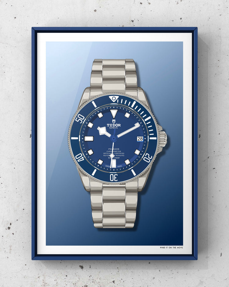 Pelag 42 Blue Art Print (Digital Download)