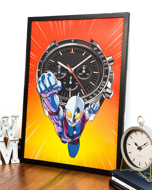 Speedy Ultraman Art Print